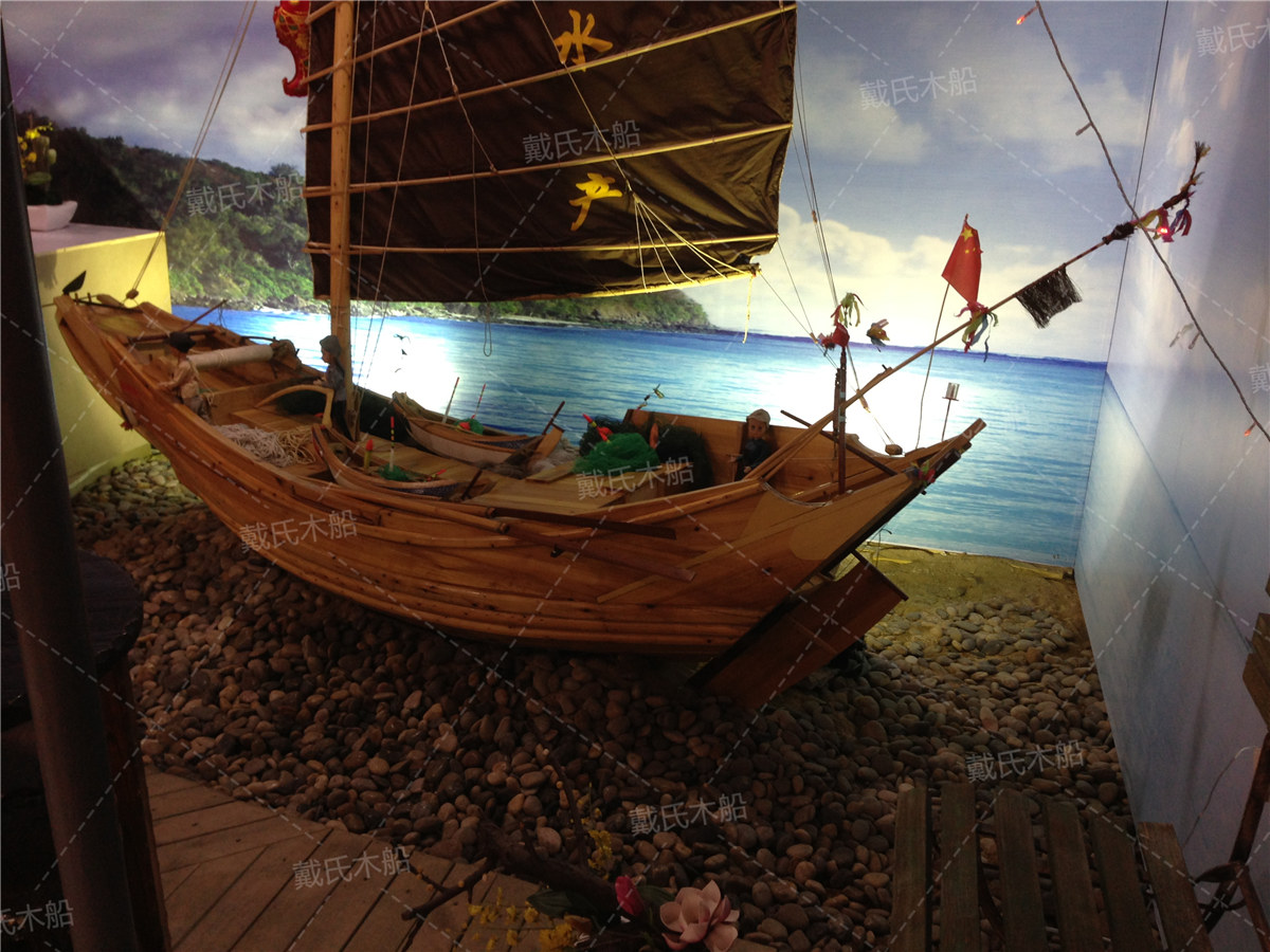 梅州景观装饰海盗木船定制