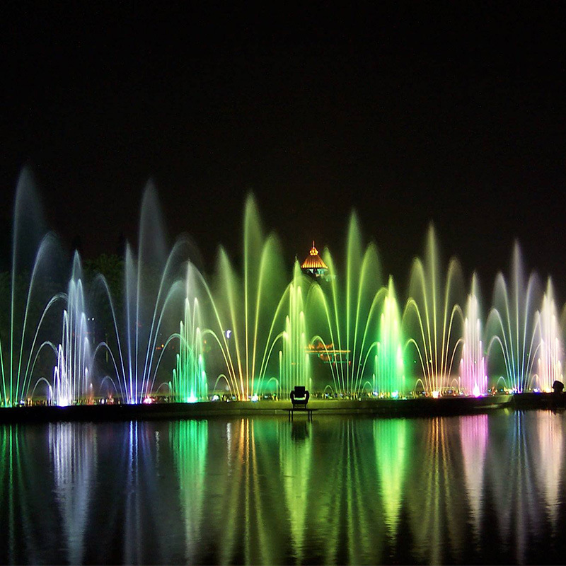 音乐灯光喷泉