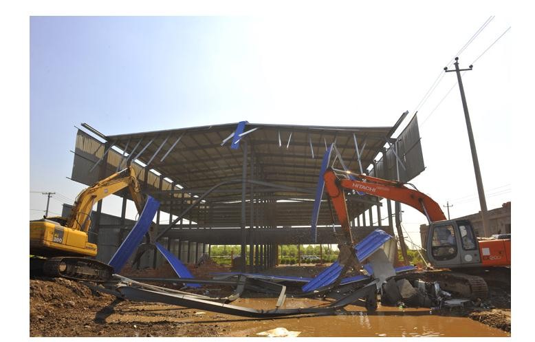 苏州工厂化工设备拆除钢结构大罐框架回收