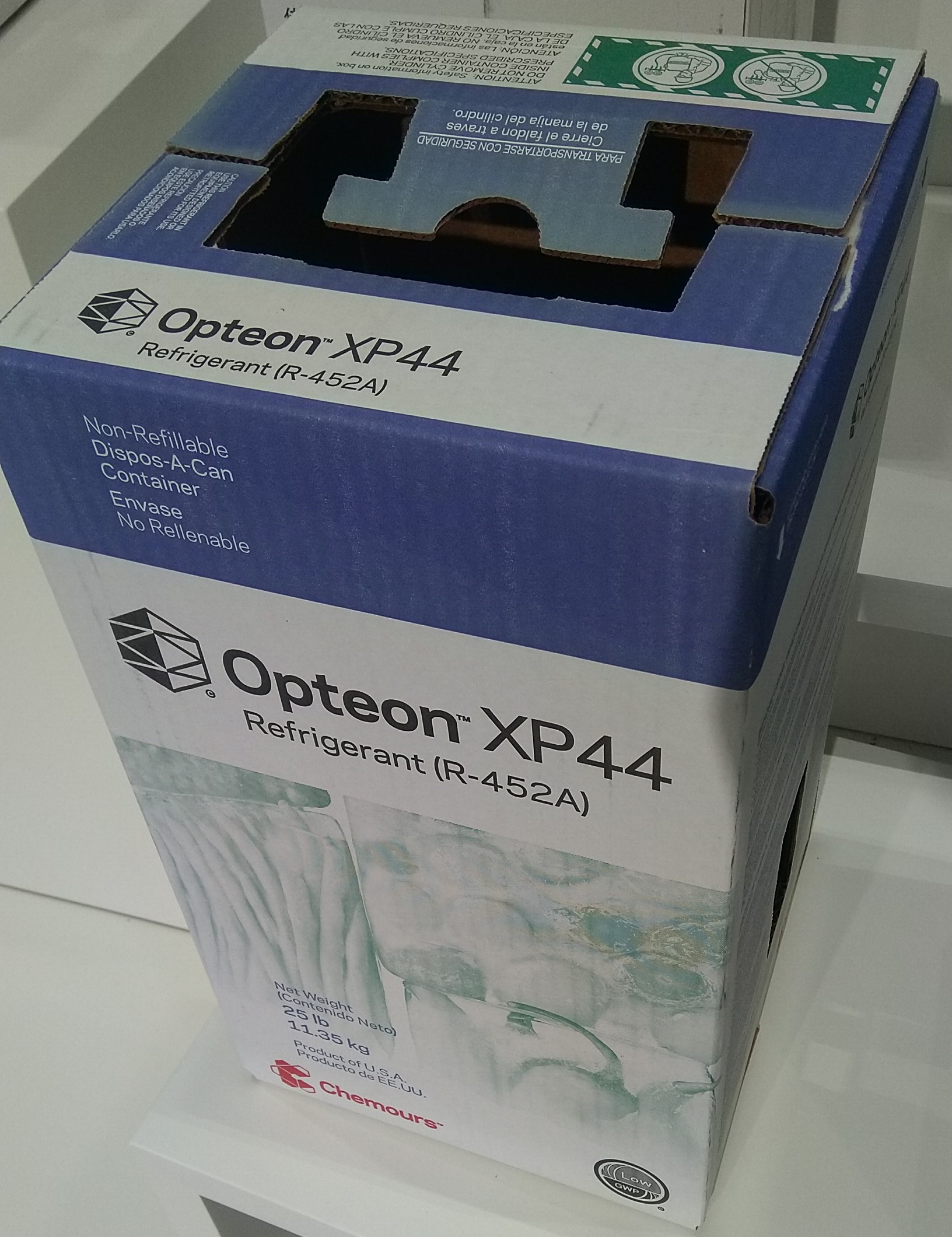 Opteon XP44 R452A制冷剂上海仓库现货销售