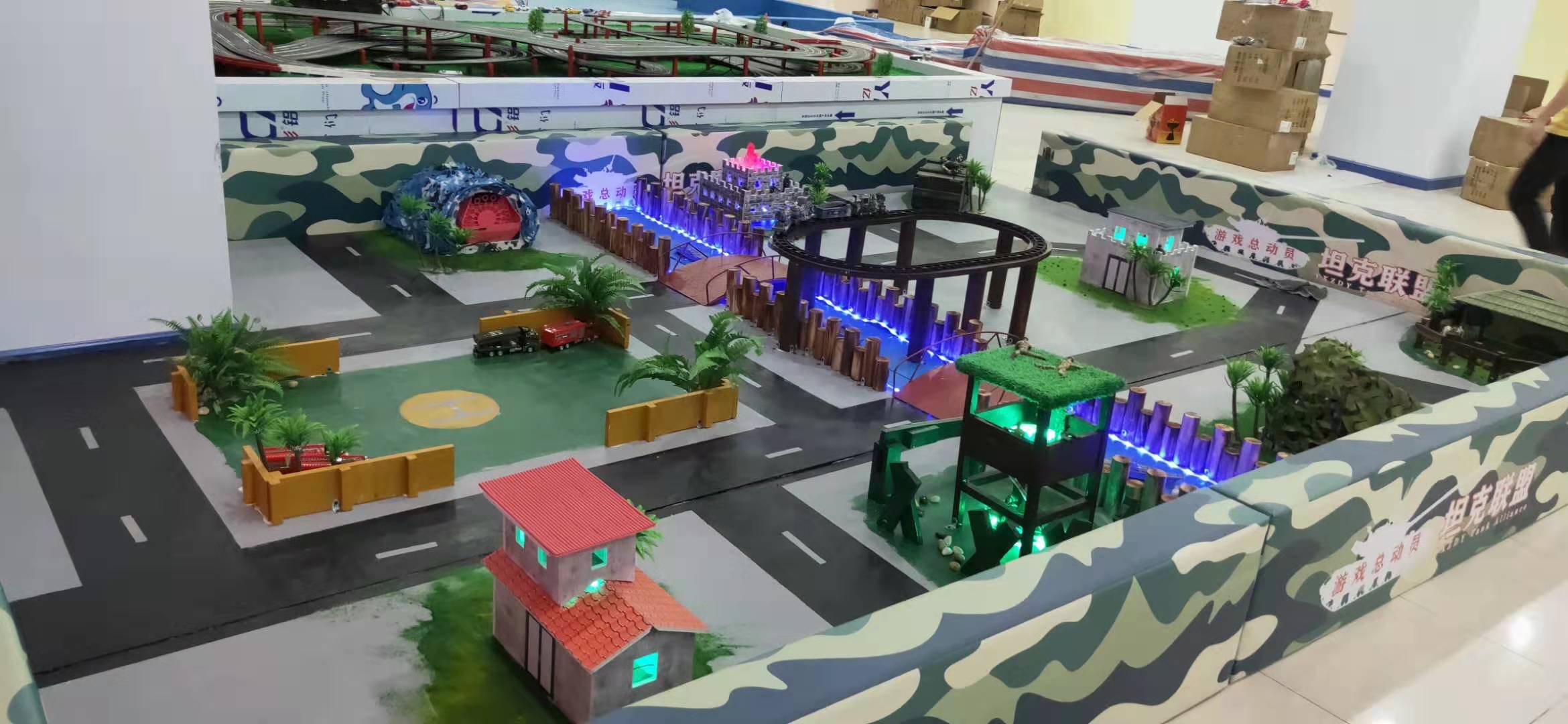 儿童游乐新项目游乐场设备 游乐园对战遥控坦克 新款遥控坦克