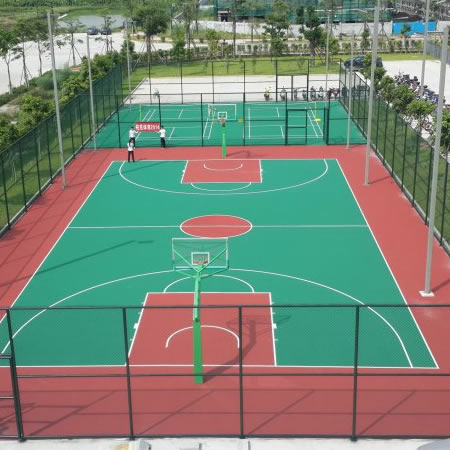 球场围网施工-网球场篮球场建设-一站式灯光围网配套设施服务