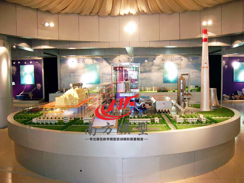 杭州火电站定制模型600MW机组火力发电厂整体模型厂家 330MW火力发电机组模型