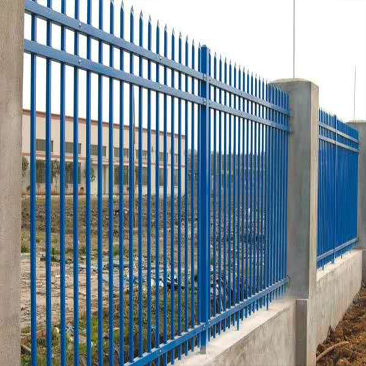 佛山厂家定制围墙锌钢栏杆 公园铁艺围栏栏杆 工厂防爬护栏