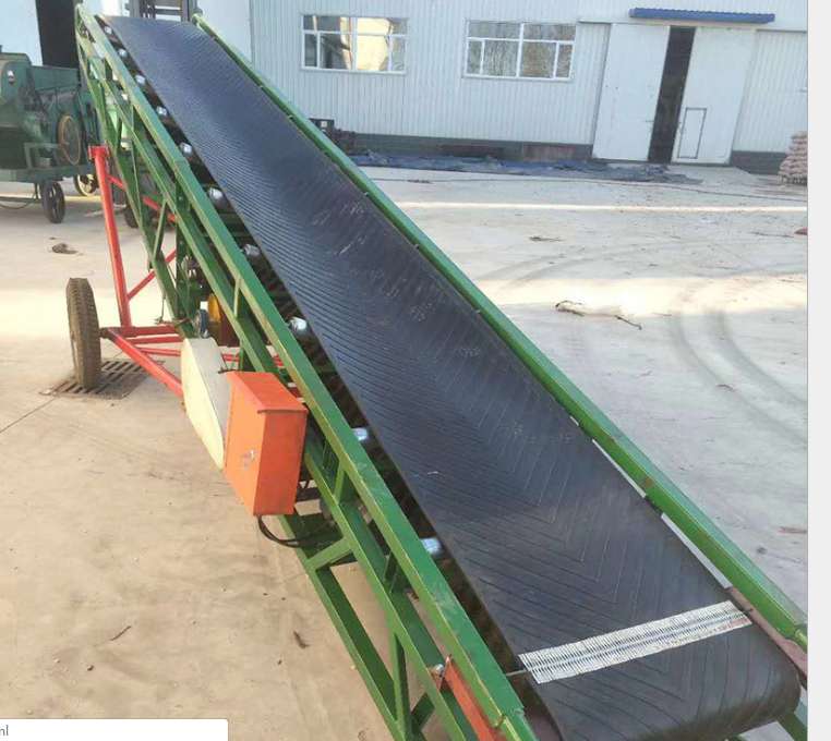 防滑爬坡皮带机 袋装粮食运输机 移动折叠伸缩输送机生产厂家