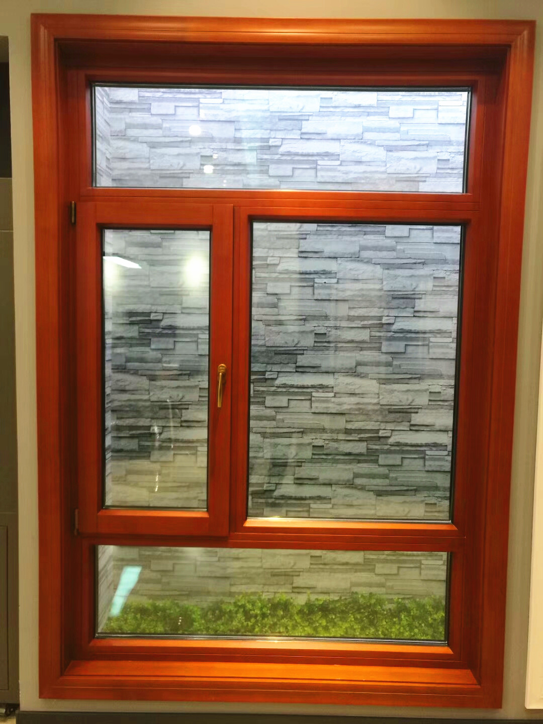 天津别墅铝包木门窗 铝木复合门窗