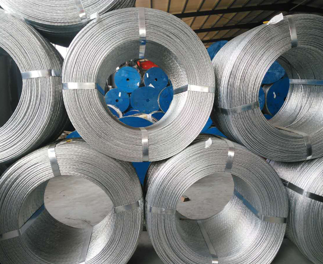 热镀锌钢绞线生产工艺 钢绞线市场价格