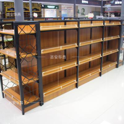 咸阳钢木货架厂家直销咸阳哪里有卖钢木货架的食品店货架价格