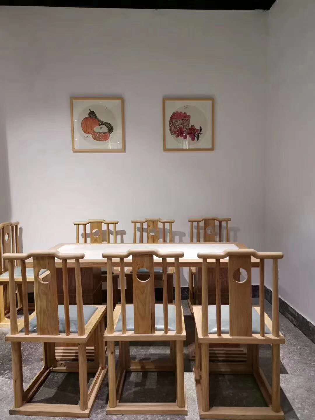 苏州蠡口餐桌椅定做|实木餐桌椅|板式家具厂家