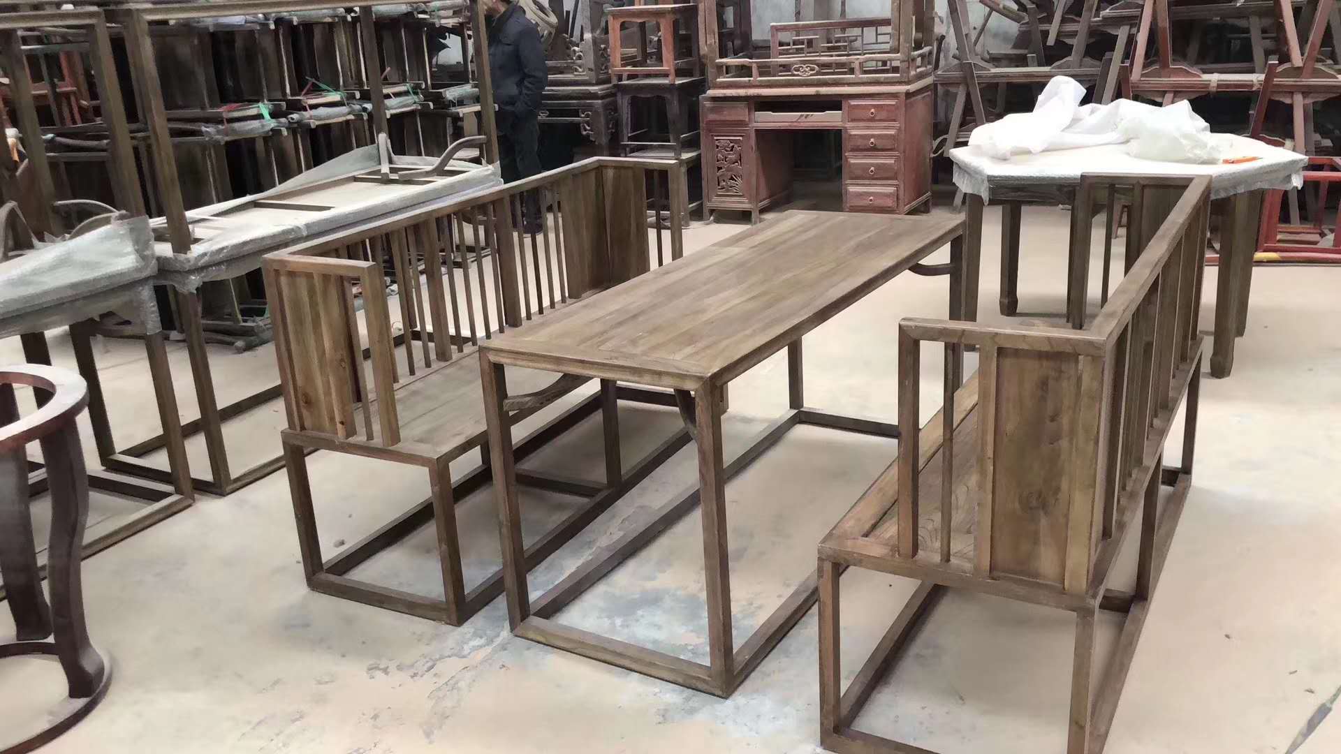 苏州实木家具定做|蠡口实木桌椅|实木沙发卡座