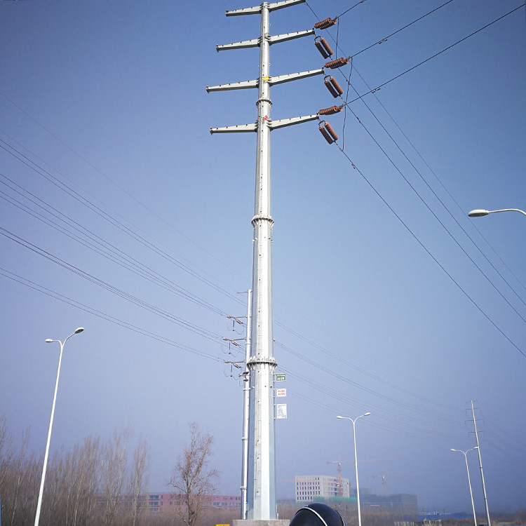 220千伏电力钢杆 电力杆塔