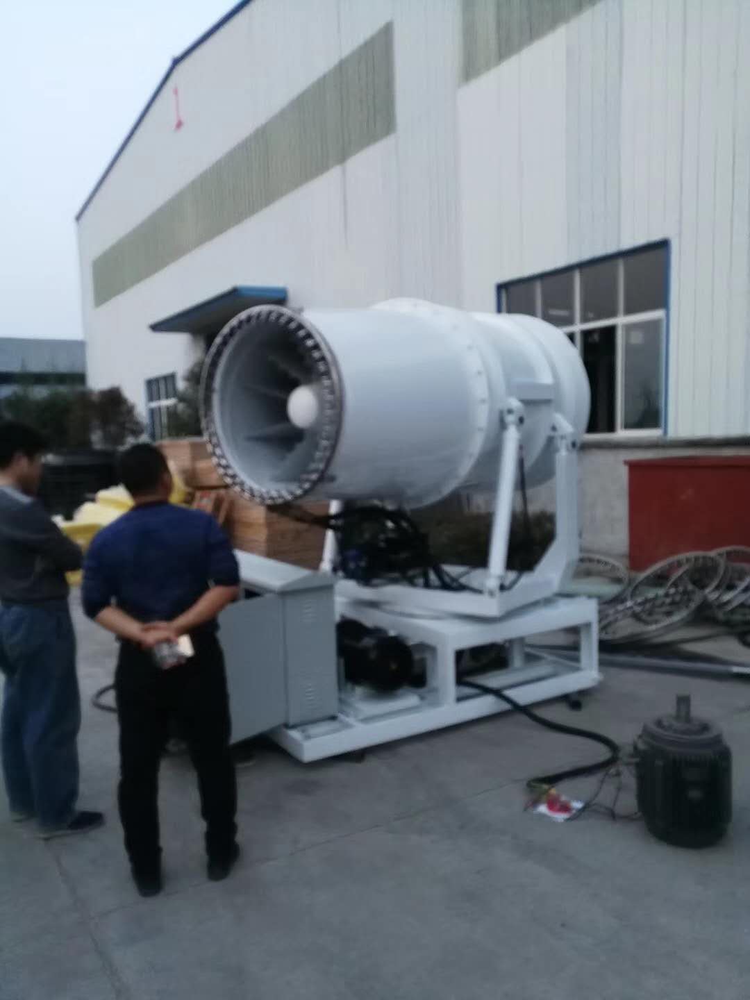 蚌埠工程全自动降尘雾炮机原理 大型远程雾炮机 雾炮机喷雾除尘