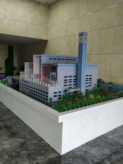 上海3D垃圾发电厂模型 垃圾发电沙盘模型