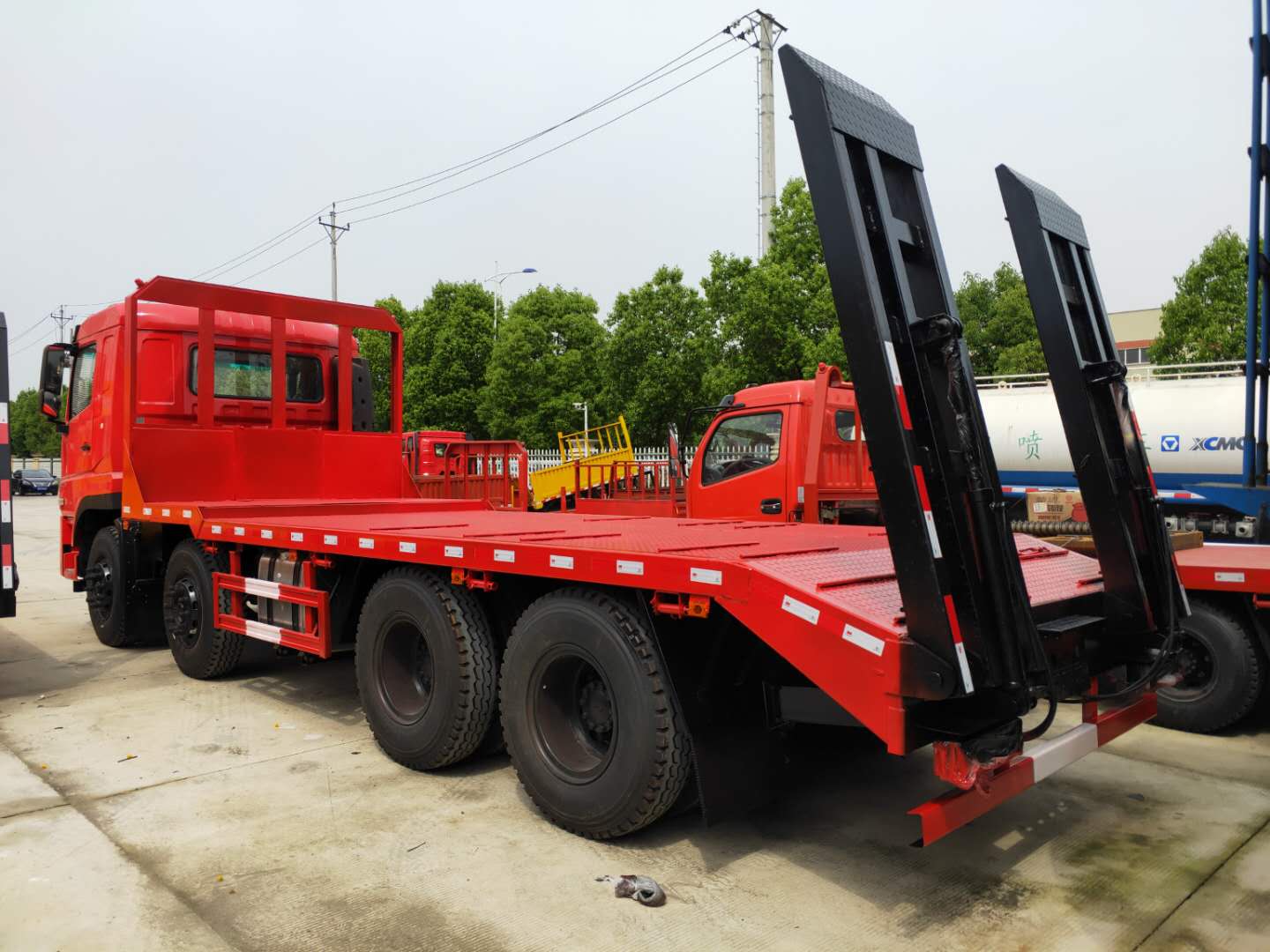 拉250载重型拖板车拉6吨的挖掘机拖车拉120挖掘机运输车