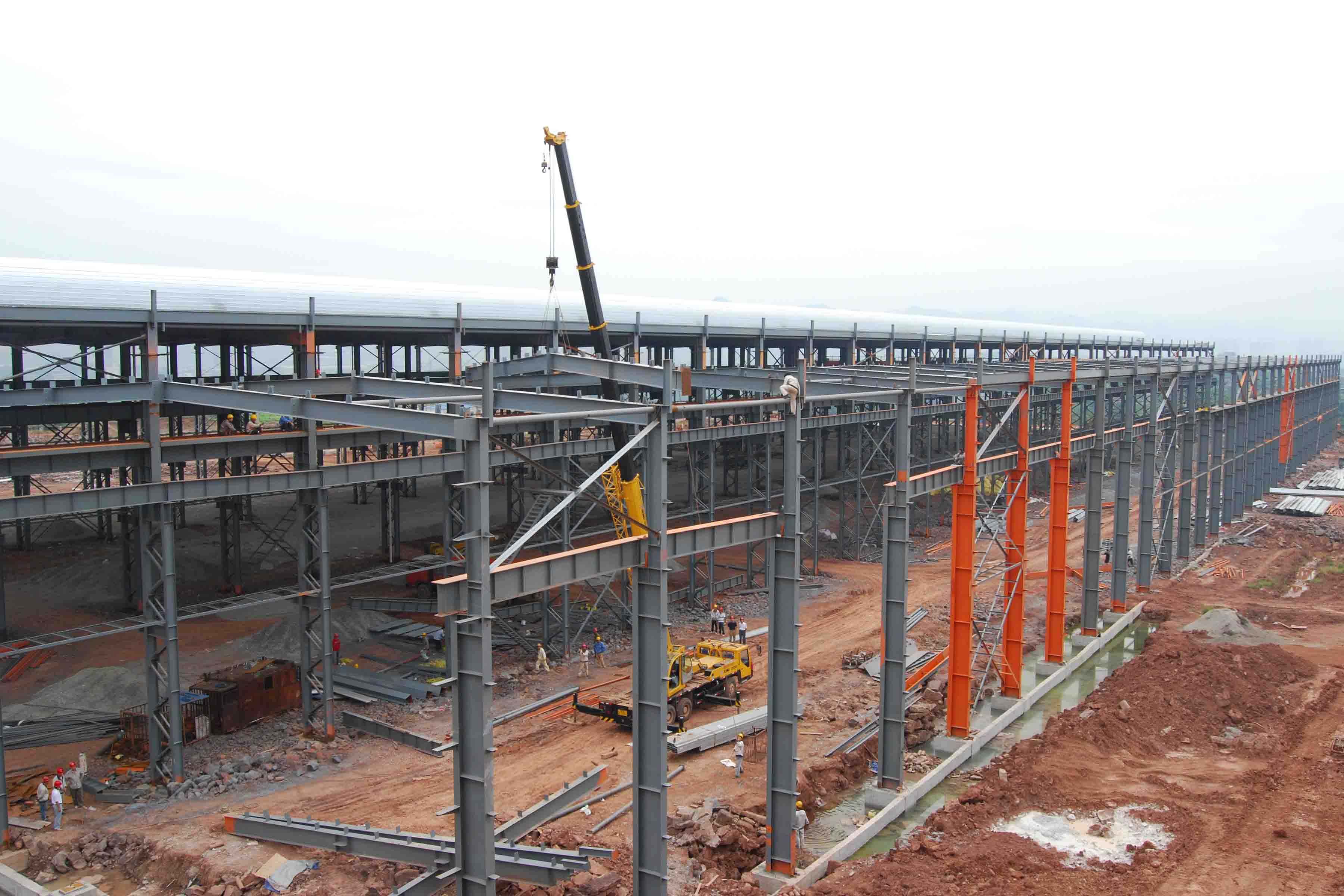 临河钢结构加工制作、临河钢结构公司—内蒙古新恒基钢结构公司