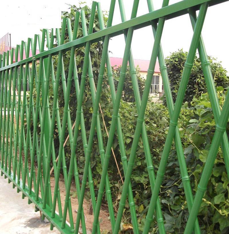 鸿宇筛网定做安装园艺仿竹绿化围栏