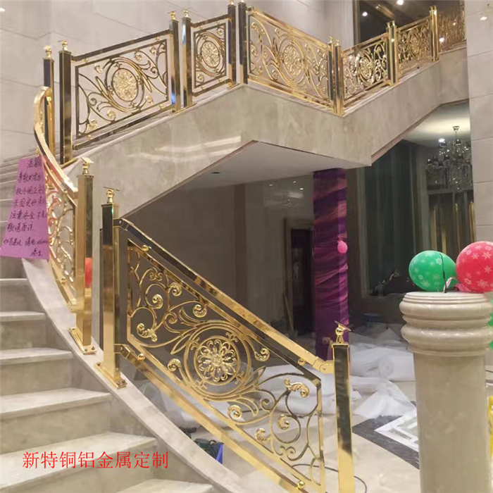 南京组装铜雕刻楼梯