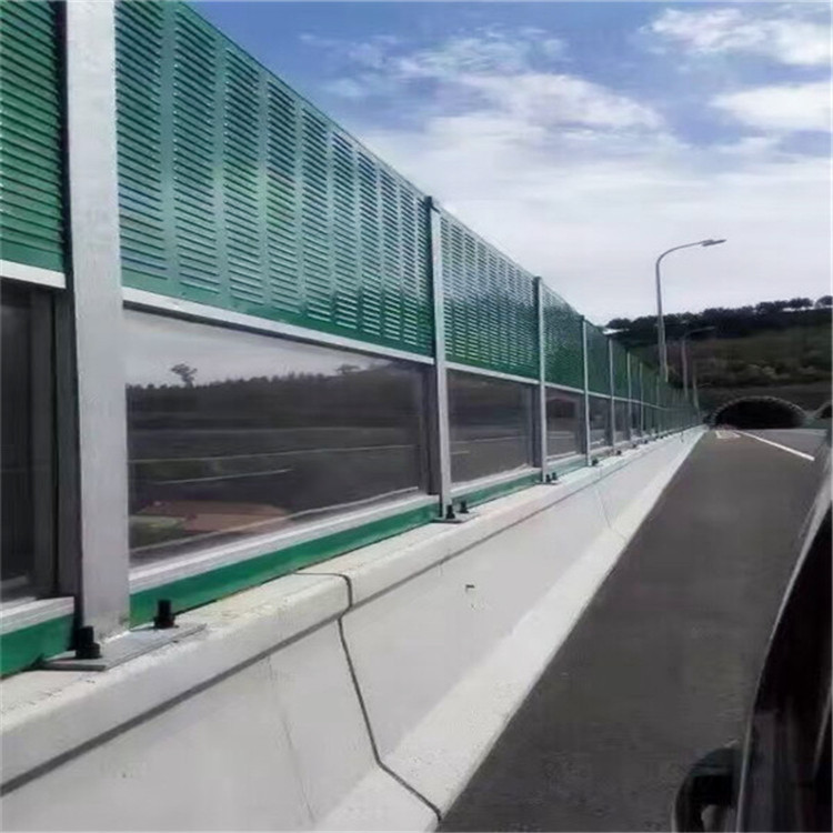 定制直销陕高速透明隔音声屏障 降噪吸音小区声屏障 设备隔音墙