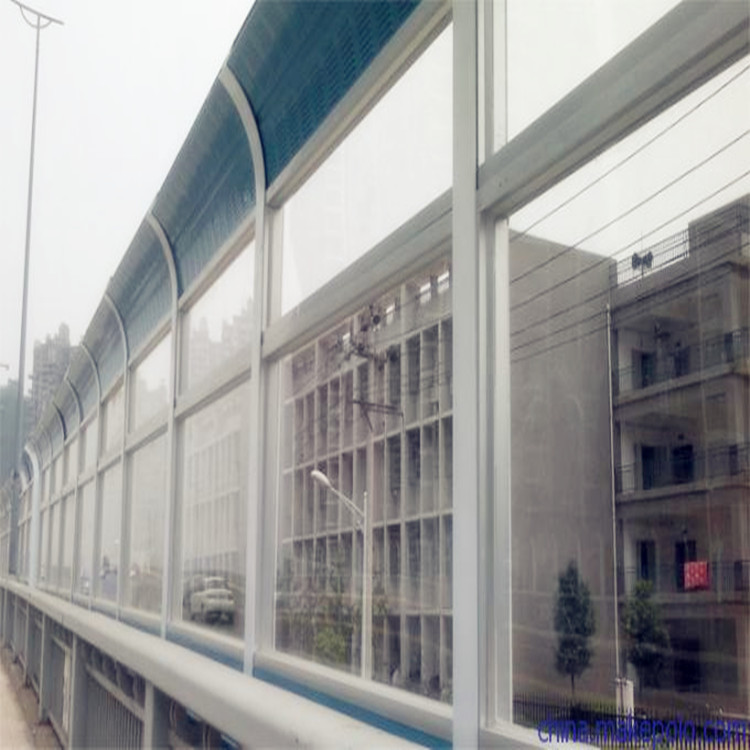 供应深圳 高架桥梁玻璃钢声屏障工厂冷却塔隔音板 铁路高速公路声屏障