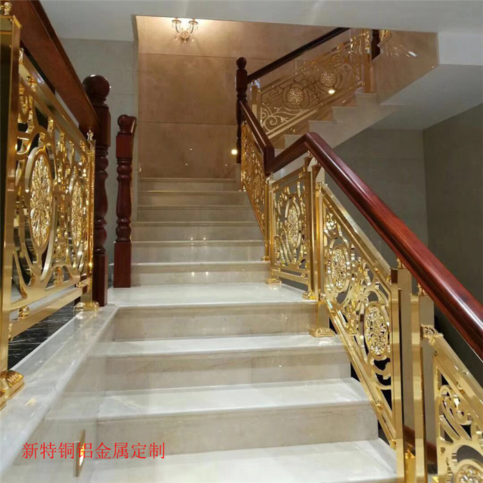 杭州酒店铜楼梯扶手规格