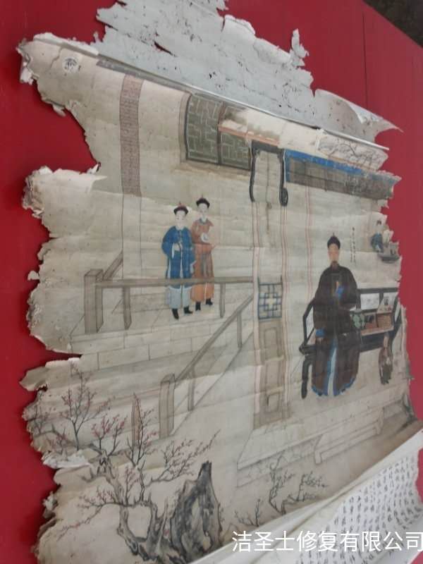 西藏书画修复工艺 字画发霉清洗步骤 化腐朽为神奇