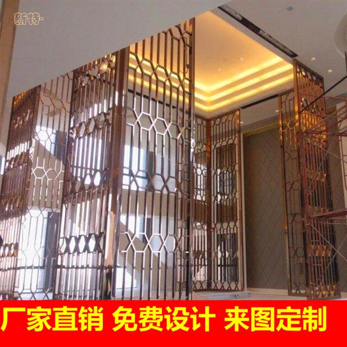 深圳酒店铝合金屏风隔断图片 制作铝合金屏风隔断实用好看