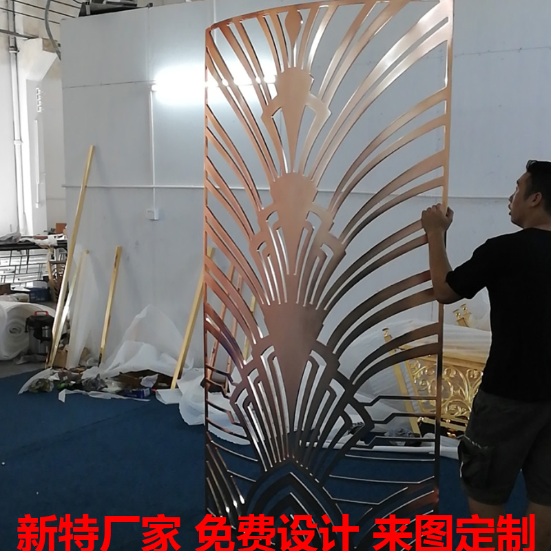 北京酒店铜雕刻屏风厂家 铜雕刻屏风安装方法