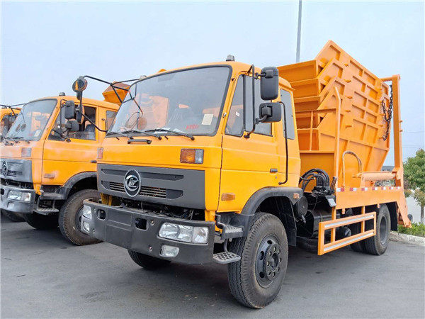 拉8立方摆臂垃圾运输车 8吨污泥运输车的配置
