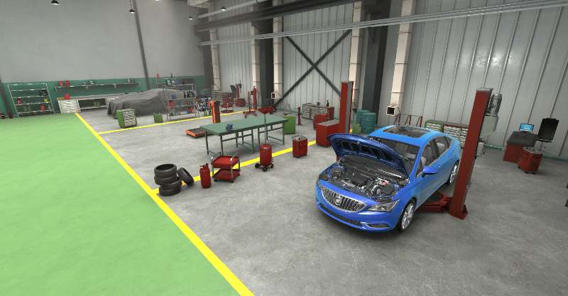 汽车拆卸系统-VR新能源汽车实训软件