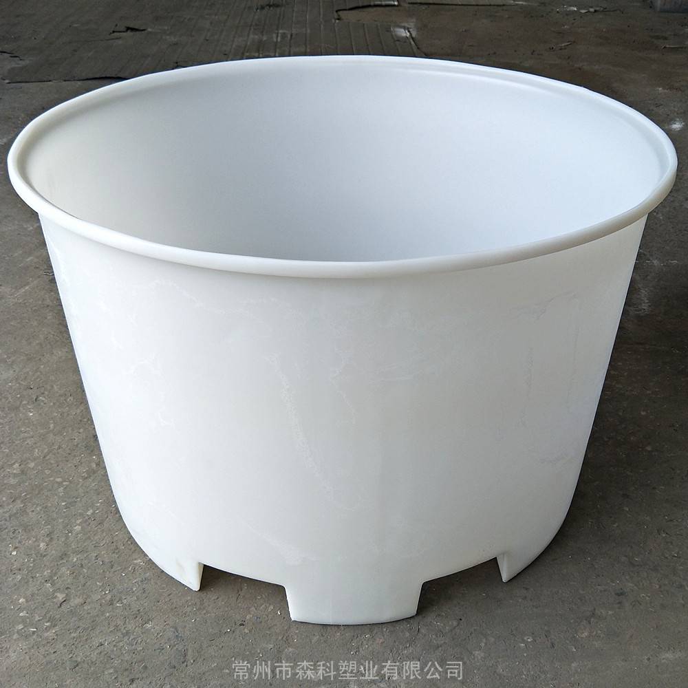 1500L叉车桶 圆形纺织落纱桶 棉条桶 车间周转塑料桶 1.5吨叉车圆桶