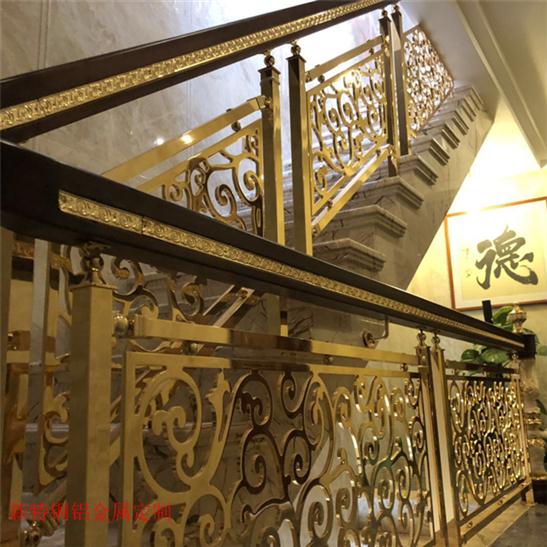 寧波別墅銅雕刻樓梯廠家 設計銅雕刻樓梯構思大全