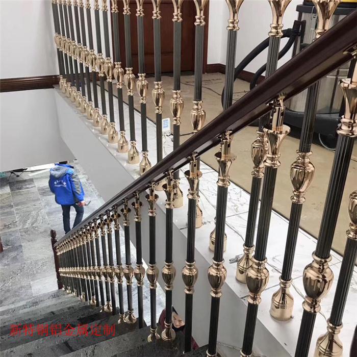 泉州欧式铝雕刻楼梯定制