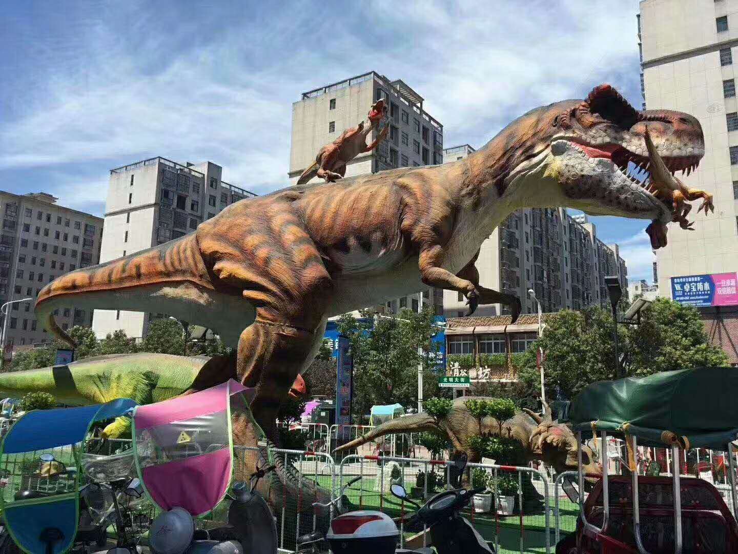 仿真恐龙出租专业恐龙模型供应 侏罗纪恐龙主题展品租赁
