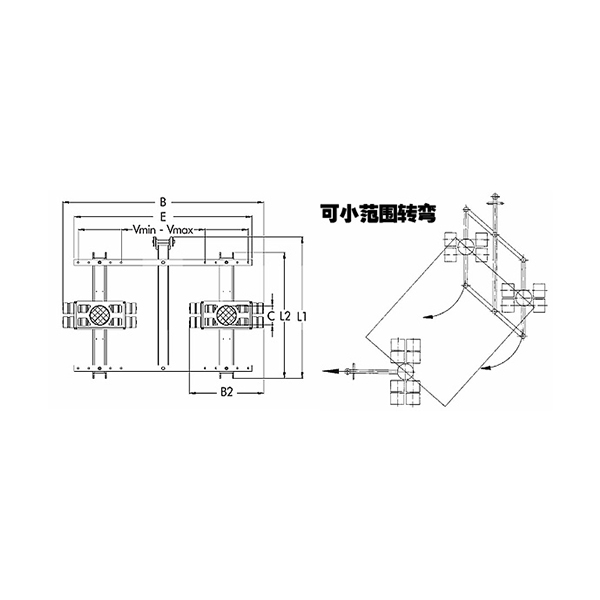 德國JUNG原廠現貨6噸帶框架組合式搬運小坦克JTLB6K