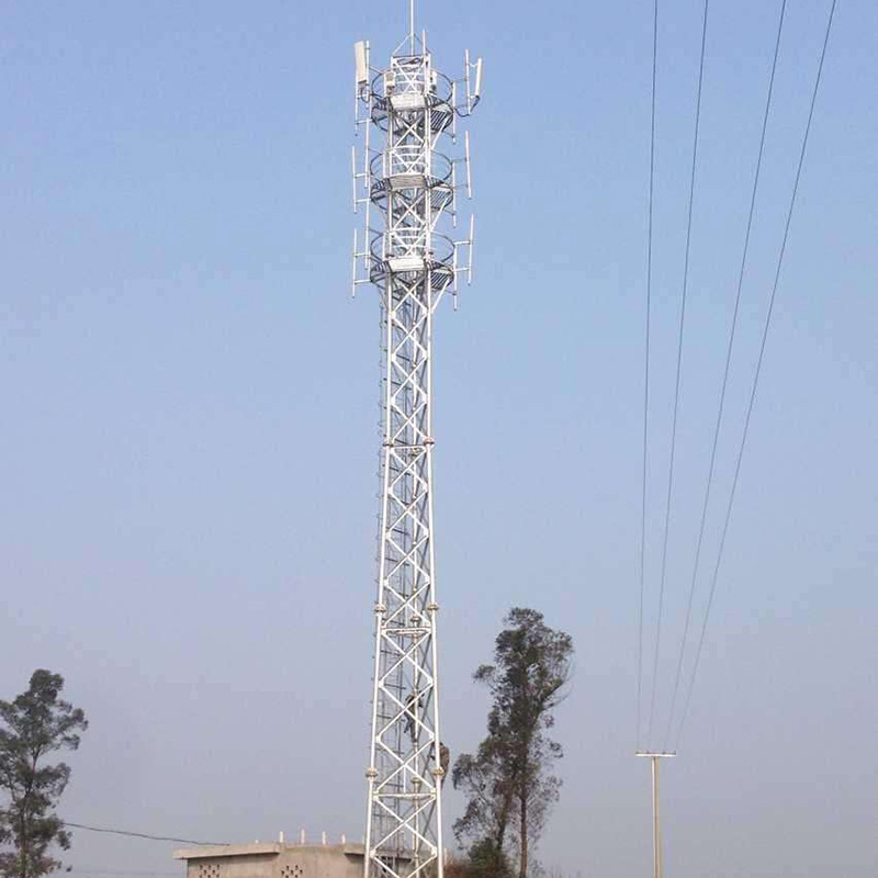 40米三管塔 微波通信塔