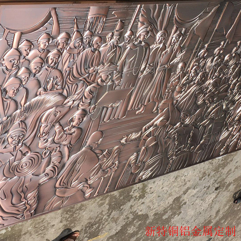石家庄雕刻铜浮雕壁画