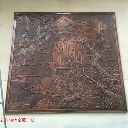 南宁中式铝板浮雕定制 铝合金浮雕壁画
