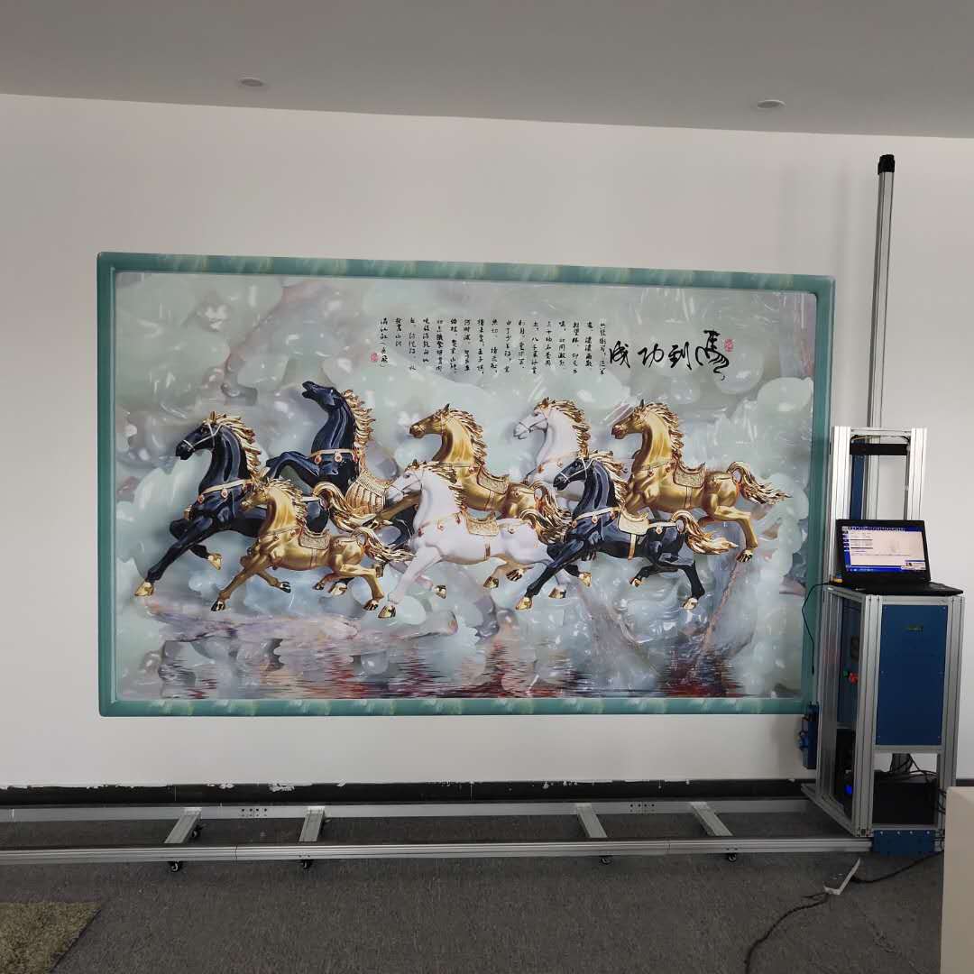 江榕彩业3D墙体彩绘机大型室内背景墙设备户外广告壁画喷绘打印机