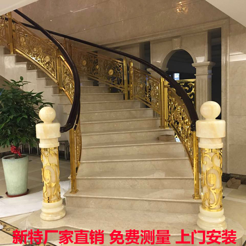 北京美式铝艺楼梯护栏