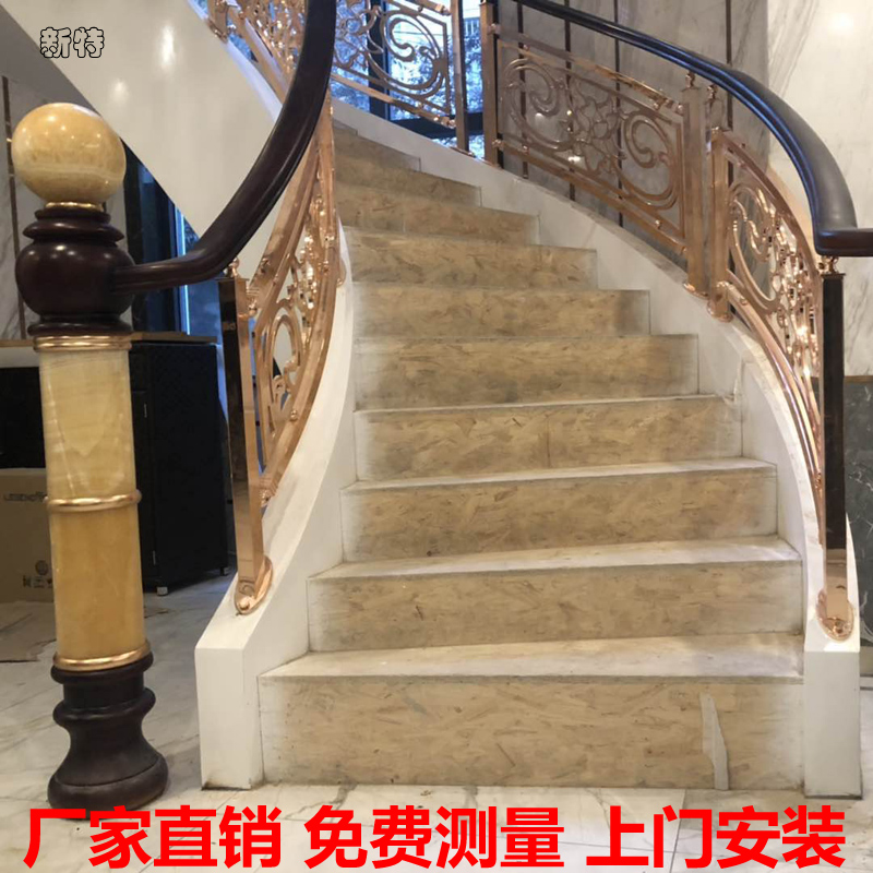 北京雕刻铝艺楼梯护栏 制作铝艺楼梯护栏真不简单