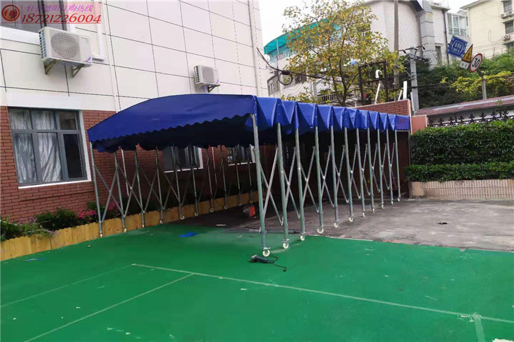 可收缩走廊过道篷--上海轩誉雨篷加工
