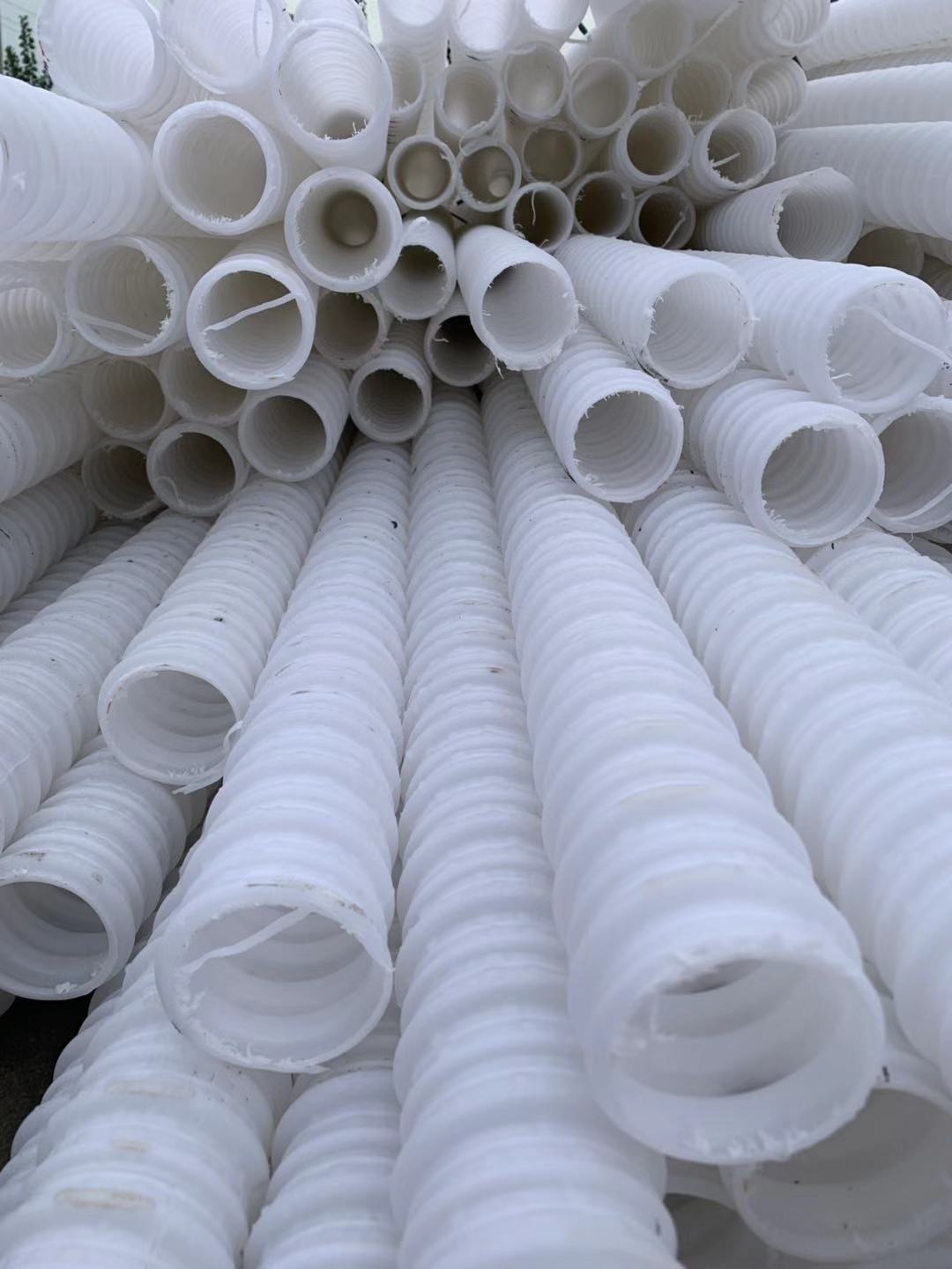 曲靖2016全新标准竹节式桥梁塑料波纹管 塑料扁管