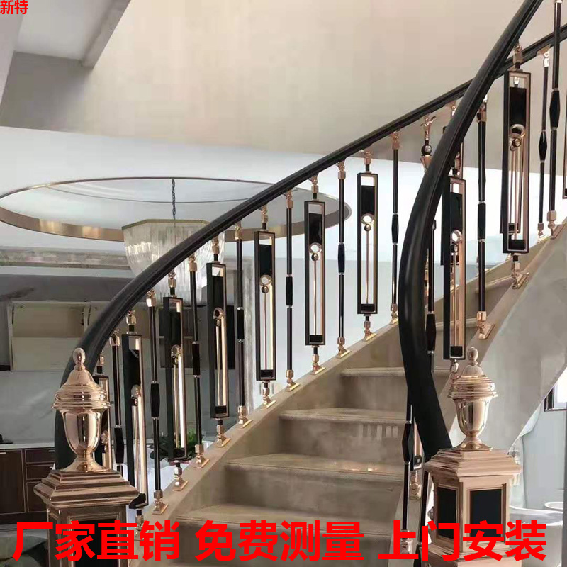 淮北酒店铝合金楼梯立柱图片