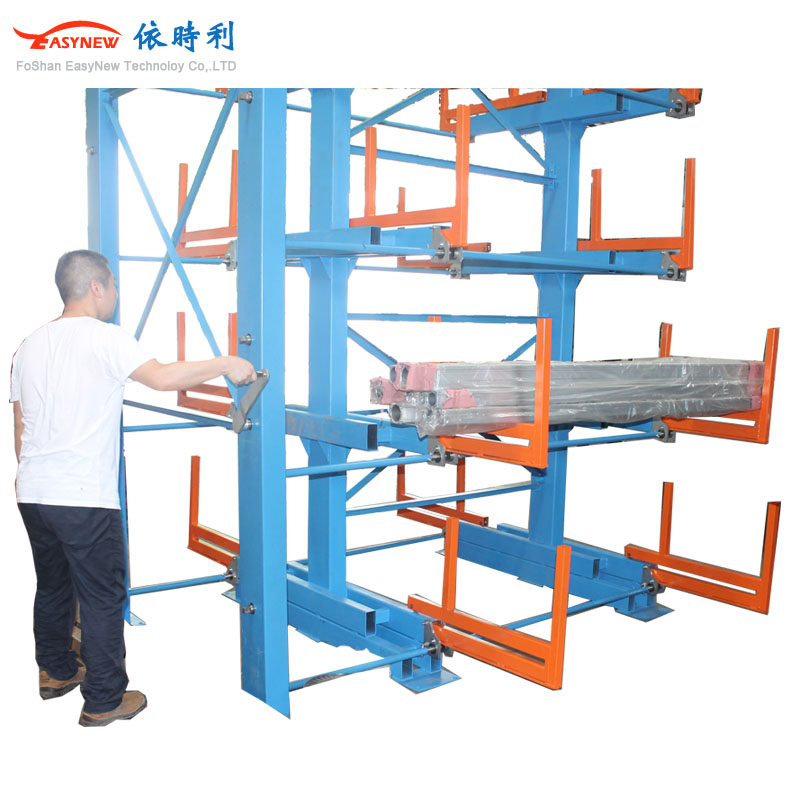 广州手摇式悬臂型材货架 可以定制