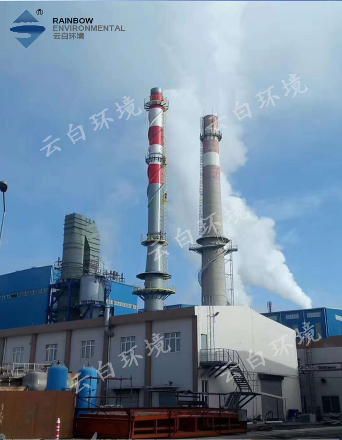 固废焚烧气体处理工业钢烟囱生产厂家 钢烟囱新建制作公司