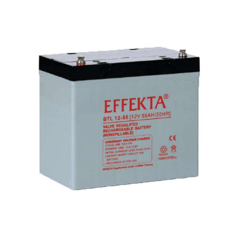 EFFEKTA蓄电池BTL12-55 12V55AH送货上门