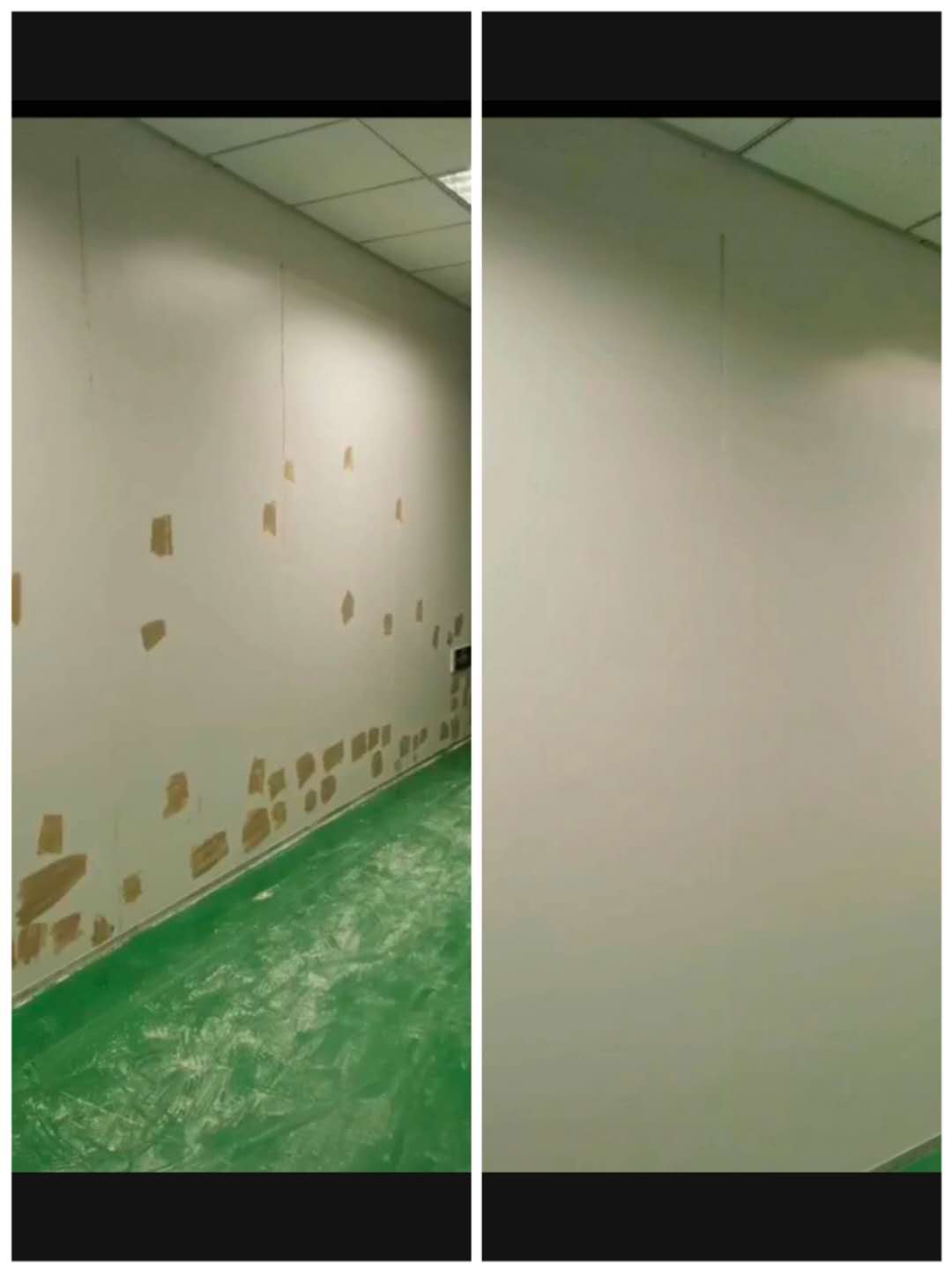 苏州夹芯板隔断墙板除锈喷漆翻新夹芯板划痕修复