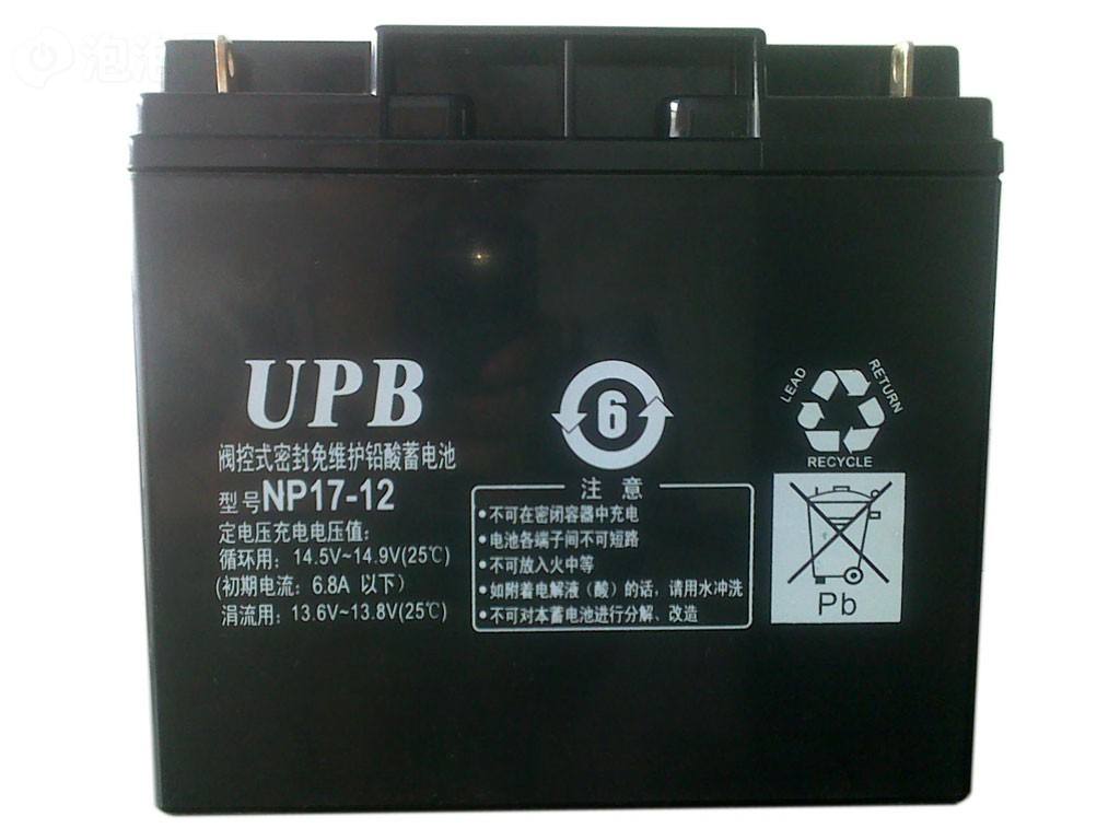 UPB蓄电池NP60-12阀控式12V60AH厂家发货