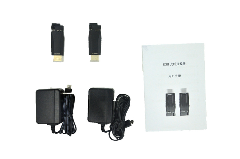 新锐视听 迷你4K 30HZ HDMI光纤传输器 单多模单纤 LC 300M