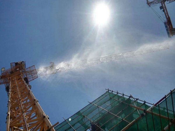 郑州工地塔吊喷淋系统安装施工